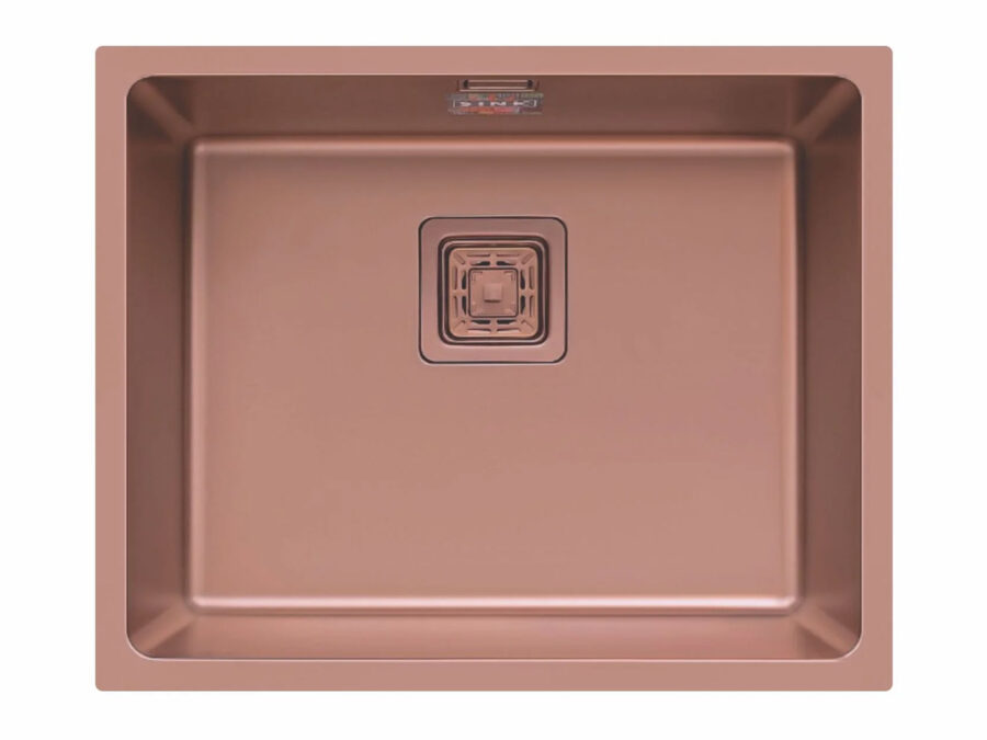 Cuba Inox Square 540 500X400X200mm Rose Gold R15 Embutir SINK