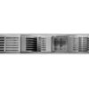 Calha Úmida Inox 1085x190x140mm Escovada Com Acessórios Sink