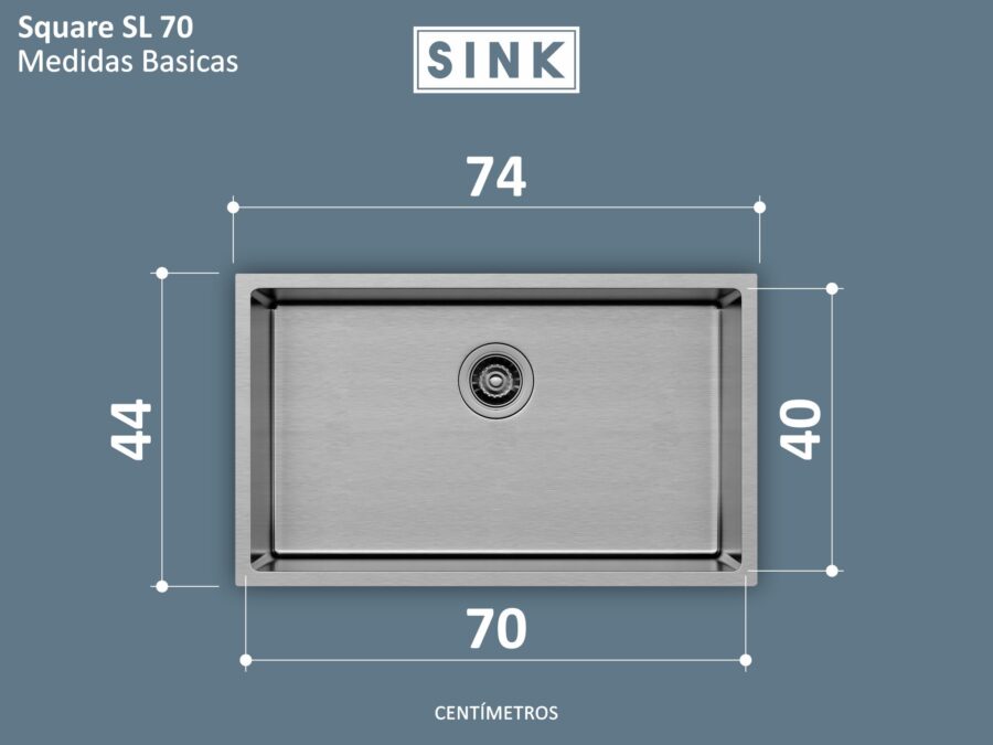 Editar produto “Cuba Inox Square Premium 700X400X200mm Escovado Embutir R15 4.1_2″ SINK” ‹ SINK — WordPress