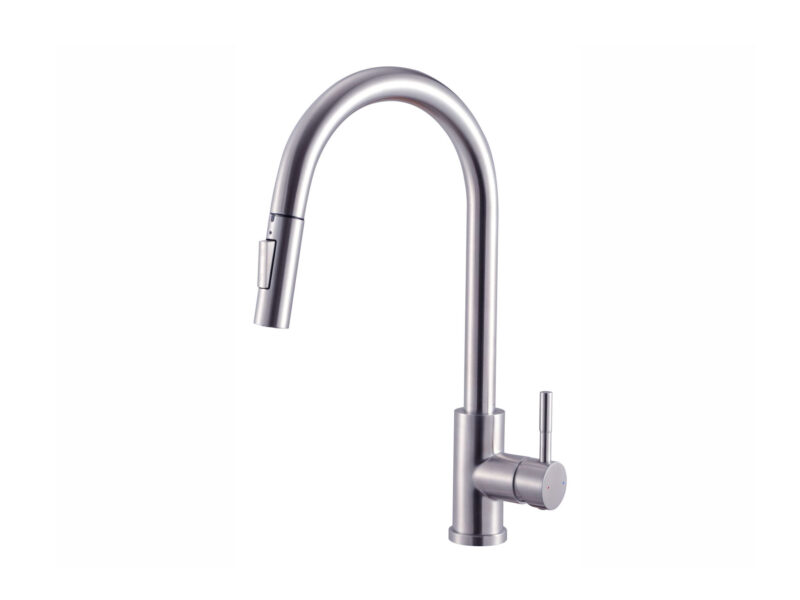 Misturador Monocomando Quadra Single Inox Escovado LNS037-ES Sink